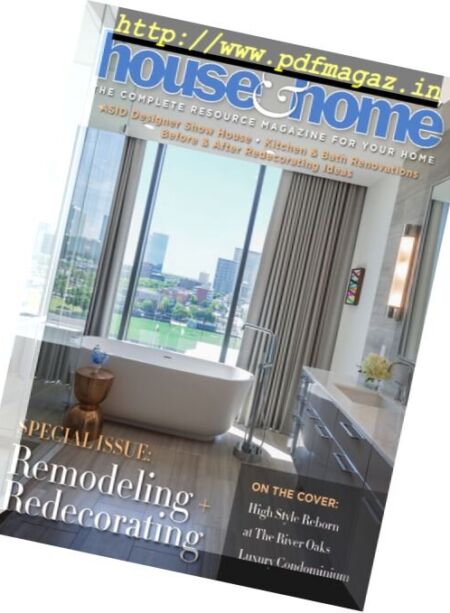 Houston House & Home – July 2017 Cover