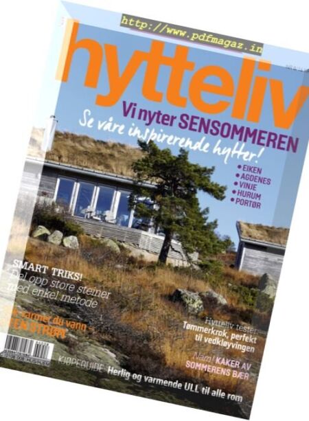 Hytteliv – august 2016 Cover
