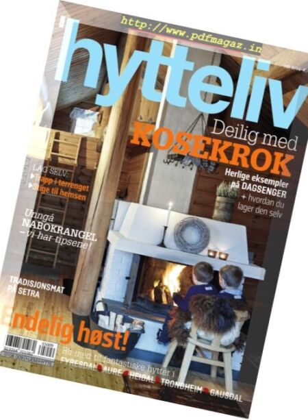 Hytteliv – september 2016 Cover
