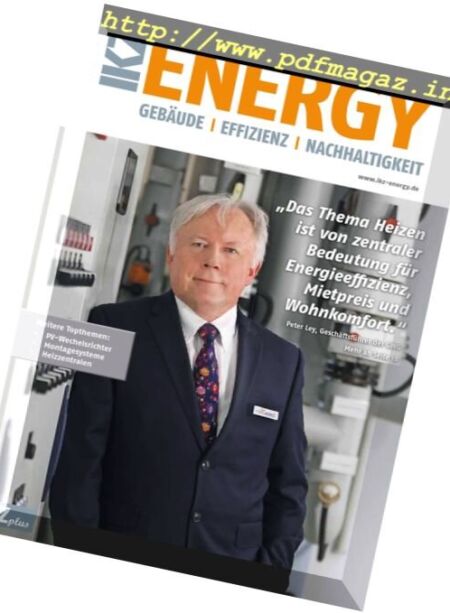 IKZ Energy – Mai 2017 Cover