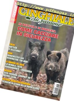Il Cinghiale Che Passione – Agosto-Settembre 2017