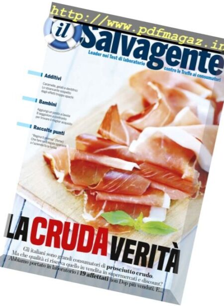 il Salvagente – Settembre 2017 Cover