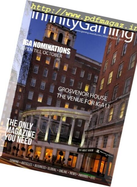 Infinity Gaming – August 2017 Cover