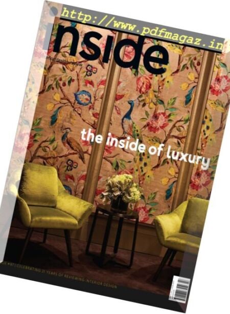 (inside) interior design review – July – August 2017 Cover