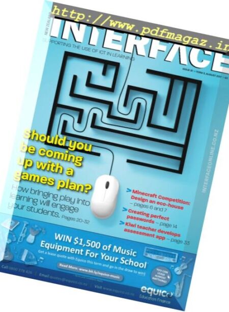 Interface – August 2017 Cover