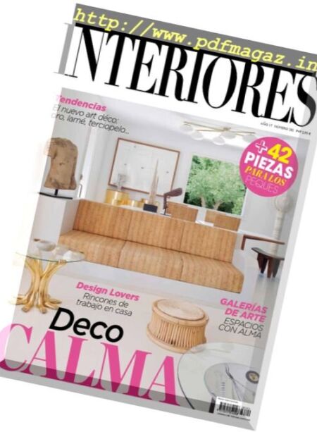 Interiores – Septiembre 2017 Cover