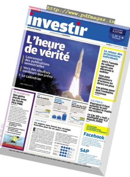 Investir – 22 Juillet 2017 Cover