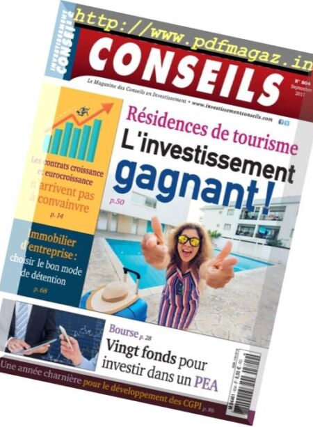 Investissement Conseils – Septembre 2017 Cover