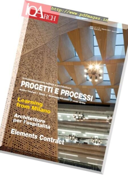 IoArch Magazine – Luglio-Agosto 2017 Cover