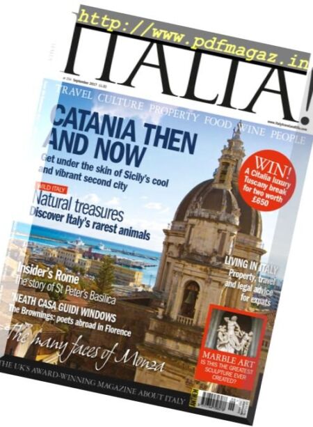 Italia! – September 2017 Cover