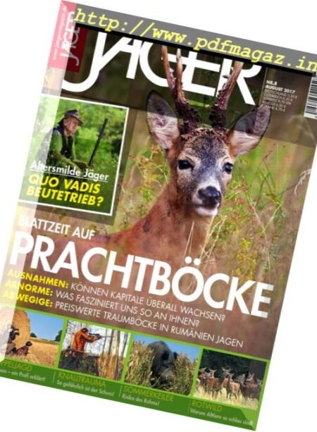 Jager – August 2017 Cover