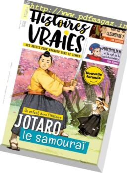 Je Lis des Histoires Vraies – Septembre 2017