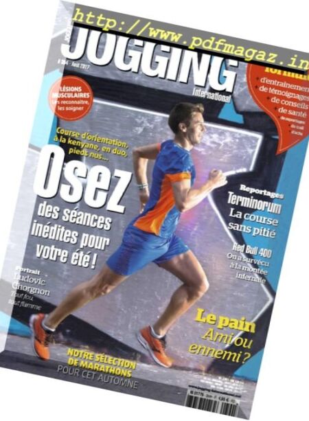 Jogging International – Aout 2017 Cover