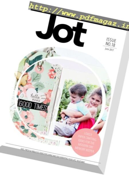 Jot Magazine – June 2017 Cover