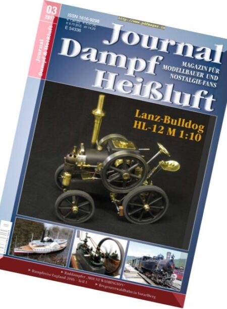 Journal Dampf & Heissluft – Nr.3 2017 Cover