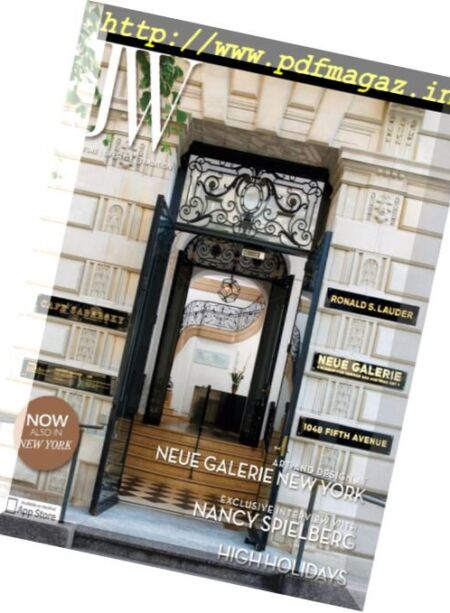 JW.Jewish Way Magazine – Fall 2017 Cover