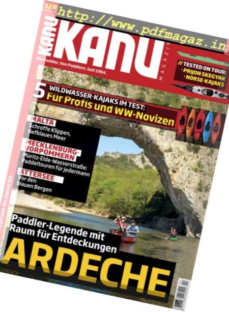 Kanu Magazin – September-Oktober 2017 Cover
