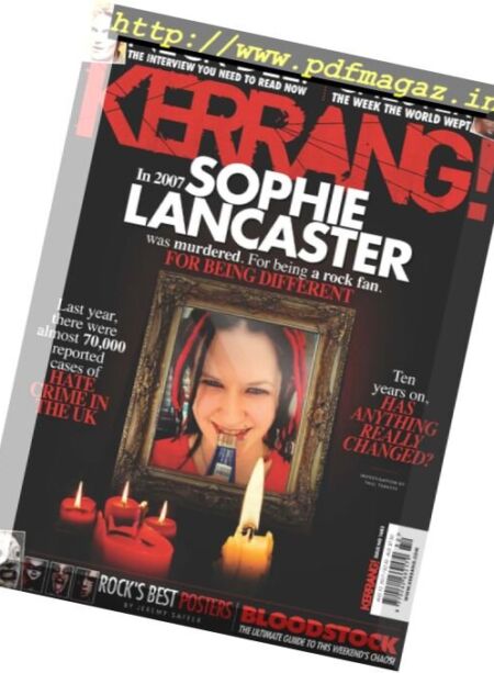 Kerrang! – 12 August 2017 Cover