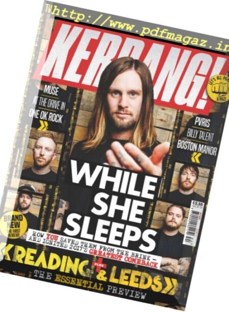 Kerrang! – 26 August 2017 Cover