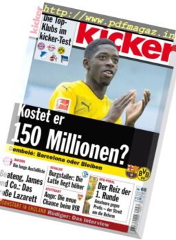 Kicker – 10 August 2017