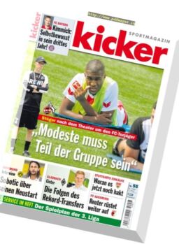 Kicker – 6 Juli 2017
