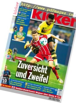 Kicker – 7 August 2017