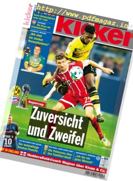 Kicker – 7 August 2017 Cover