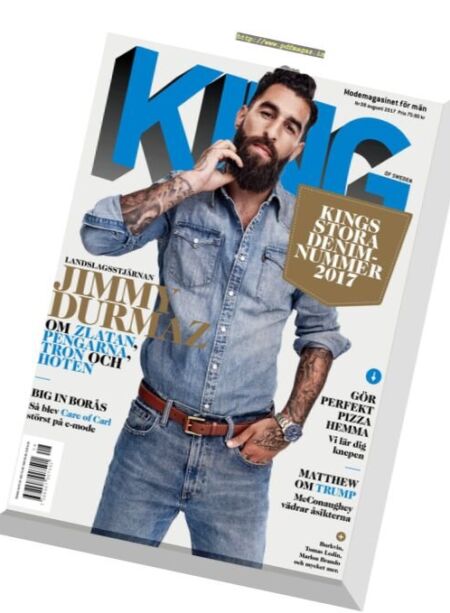 King Sweden – Augusti 2017 Cover