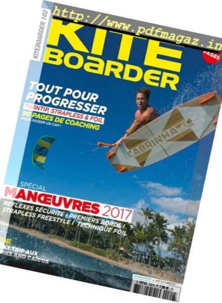 Kite Boarder Magazine – Aout-Septembre 2017 Cover