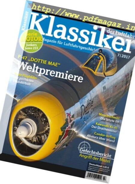 Klassiker der Luftfahrt – September 2017 Cover