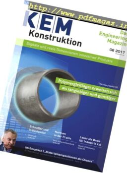 Konstruktion Entwicklung Management – Nr.6 2017