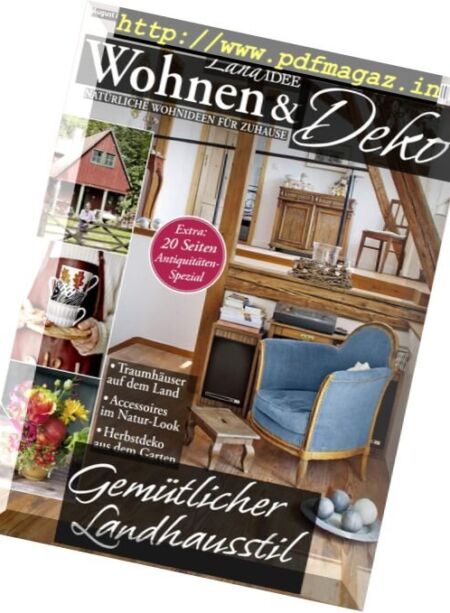 Landidee Wohnen & Deko – August-September 2017 Cover