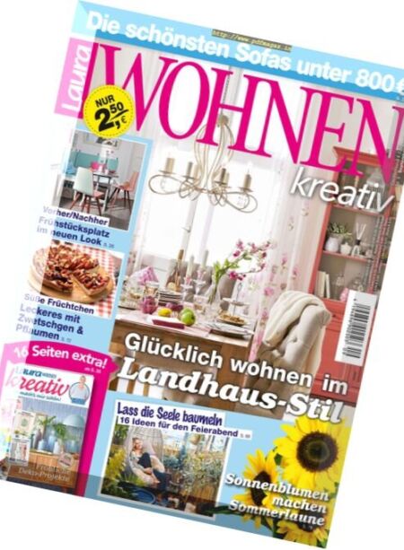 Laura Wohnen Kreativ – September 2017 Cover