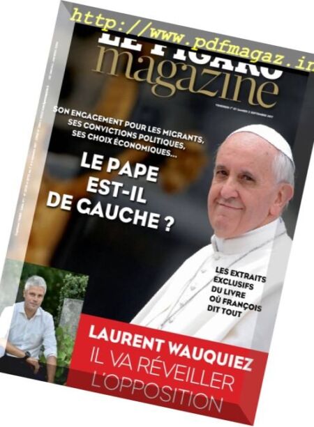 Le Figaro Magazine – 1-2 Septembre 2017 Cover