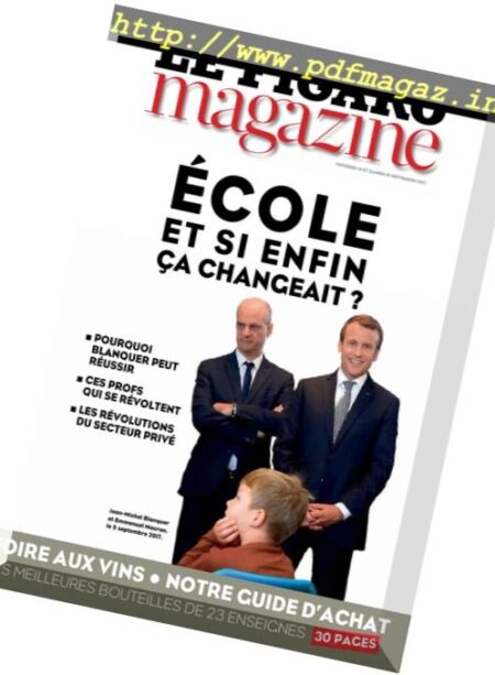 Le Figaro Magazine – 15-16 Septembre 2017 Cover
