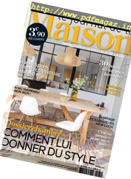 Le Journal de la Maison – Septembre 2017 Cover