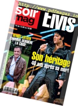 Le Soir Magazine – 9 Aout 2017