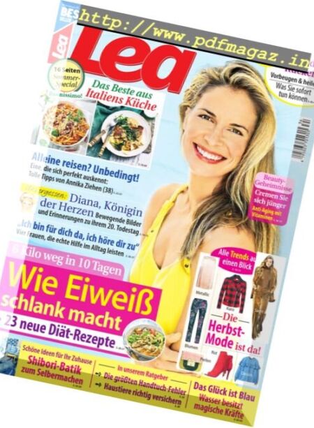 Lea Germany – 16 August 2017 Cover
