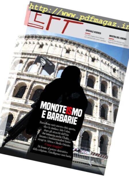 Left – 26 Agosto – 1 Settembre 2017 Cover