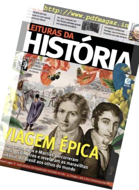 Leituras da Historia – Brazil – Julho 2017 Cover