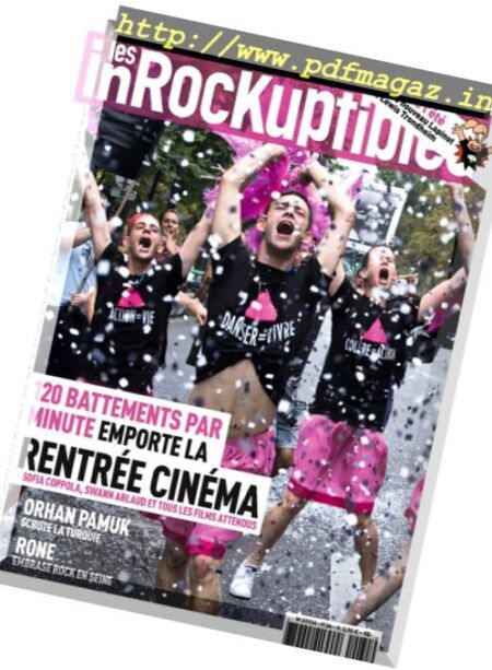 Les Inrockuptibles – 23 au 29 Aout 2017 Cover