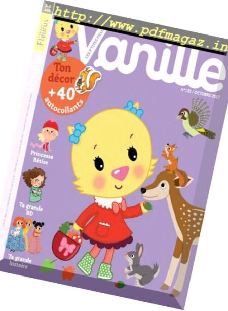 Les P’tites Filles a la Vanille – Octobre 2017 Cover