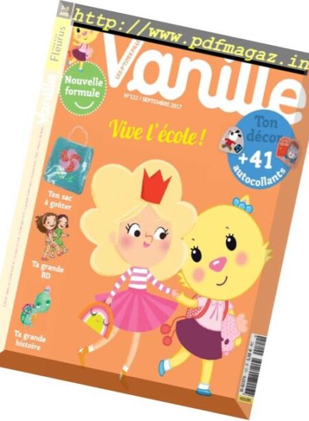 Les P’tites Filles a la Vanille – Septembre 2017 Cover