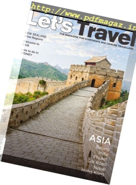 Let’s Travel – August-September 2017 Cover