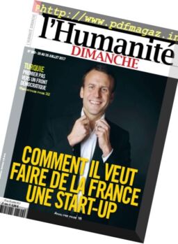 L’Humanite Dimanche – 20 au 26 Juillet 2017