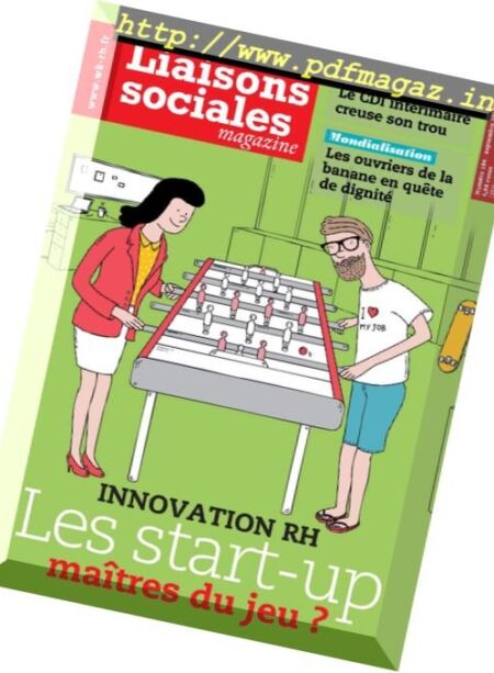 Liaisons Sociales Magazine – Septembre 2017 Cover
