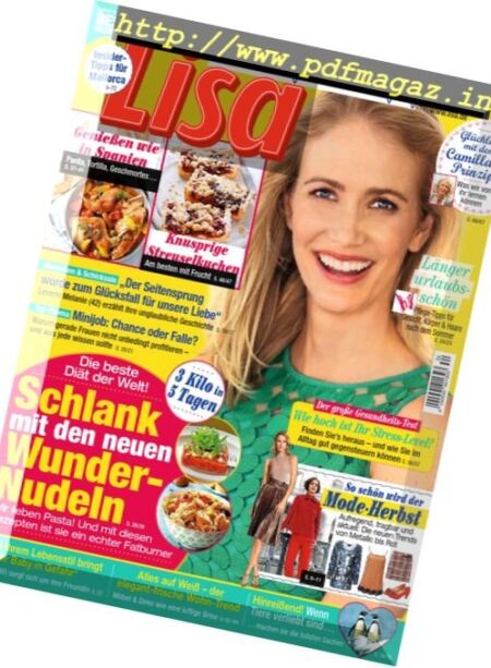 Lisa Germany – 16 August 2017 Cover