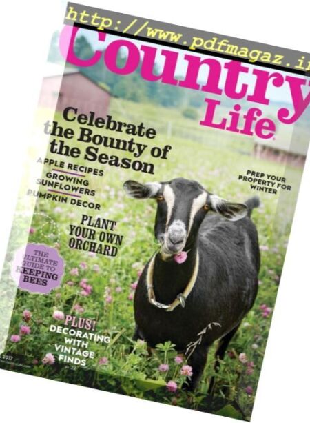 Living The Country Life – Fall 2017 Cover