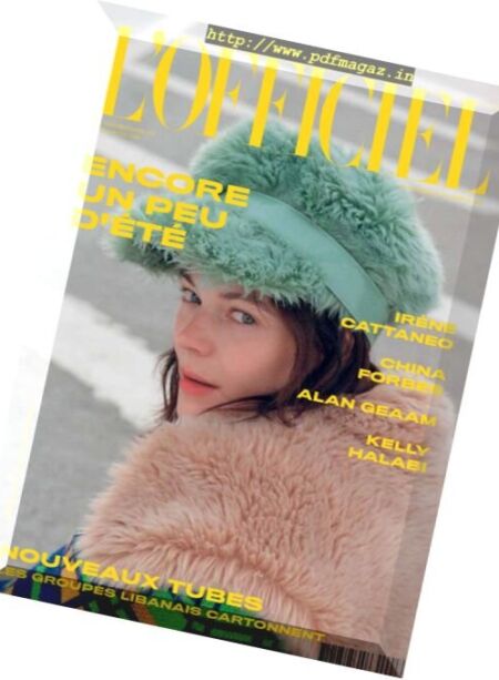 L’Officiel Levant – Aout-Septembre 2017 Cover