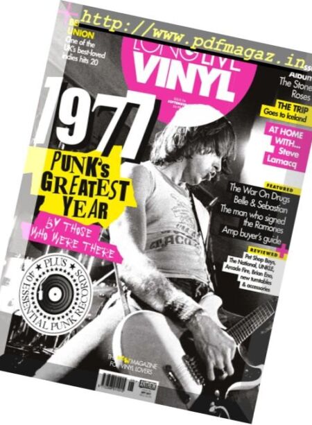 Long Live Vinyl – September 2017 Cover